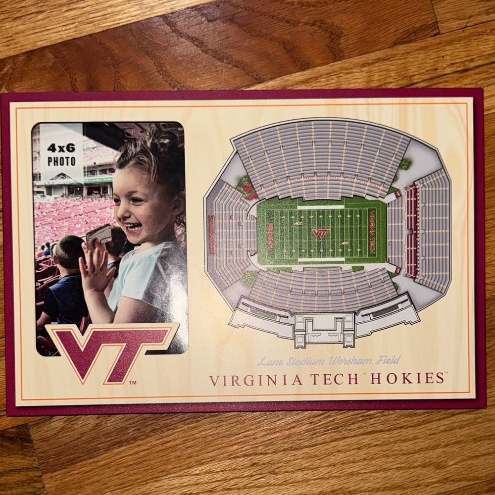 Virginia Tech Hokies Stadium Photo Frame. New